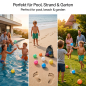 Preview: Wasserbomben Silikon Wasserballons 6 Farben wiederverwendbar